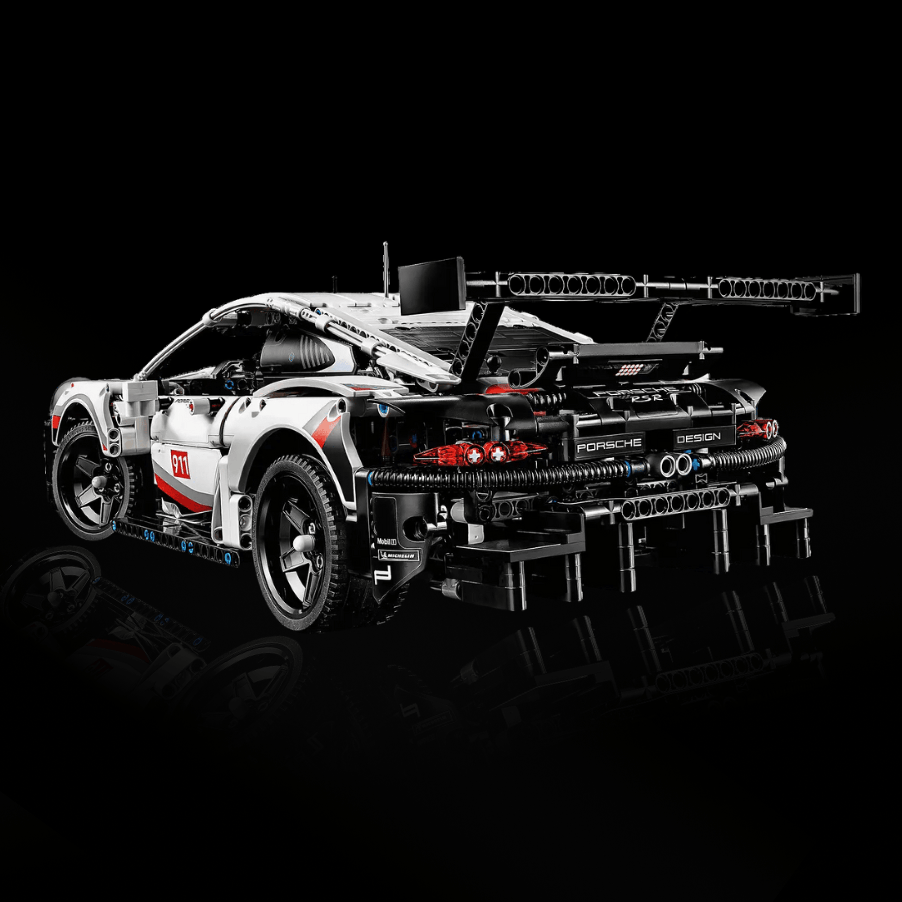 Porsche 911 RSR Blanco (1580 piezas)