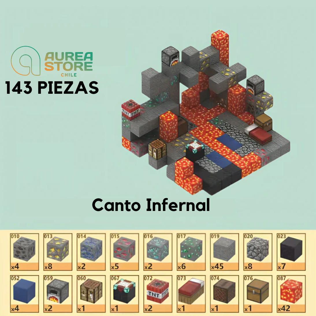 Blocos Magnéticos Minecraft - Vários Modelos