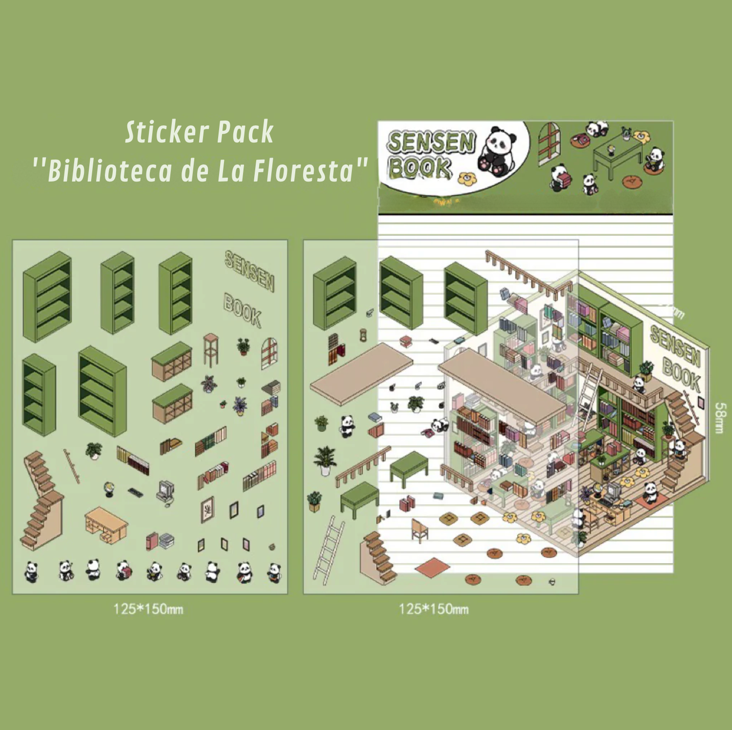 Stickers Scene: ¡Crea tu Propio Supermercado, Cafetería, Restaurante o Librería!