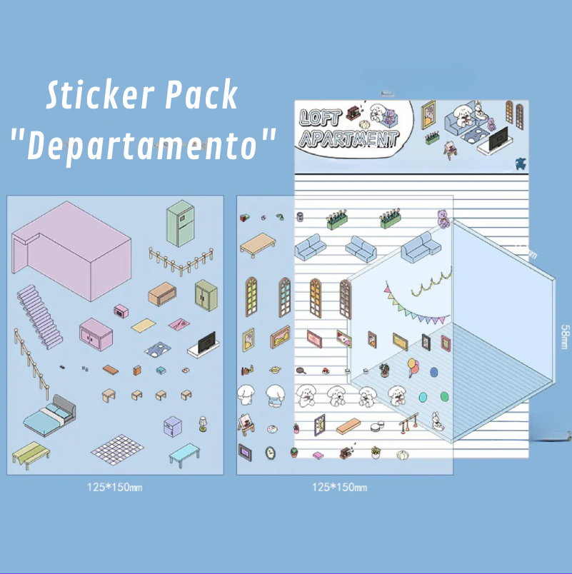 Stickers Scene: ¡Crea tu Propio Supermercado, Cafetería, Restaurante o Librería!