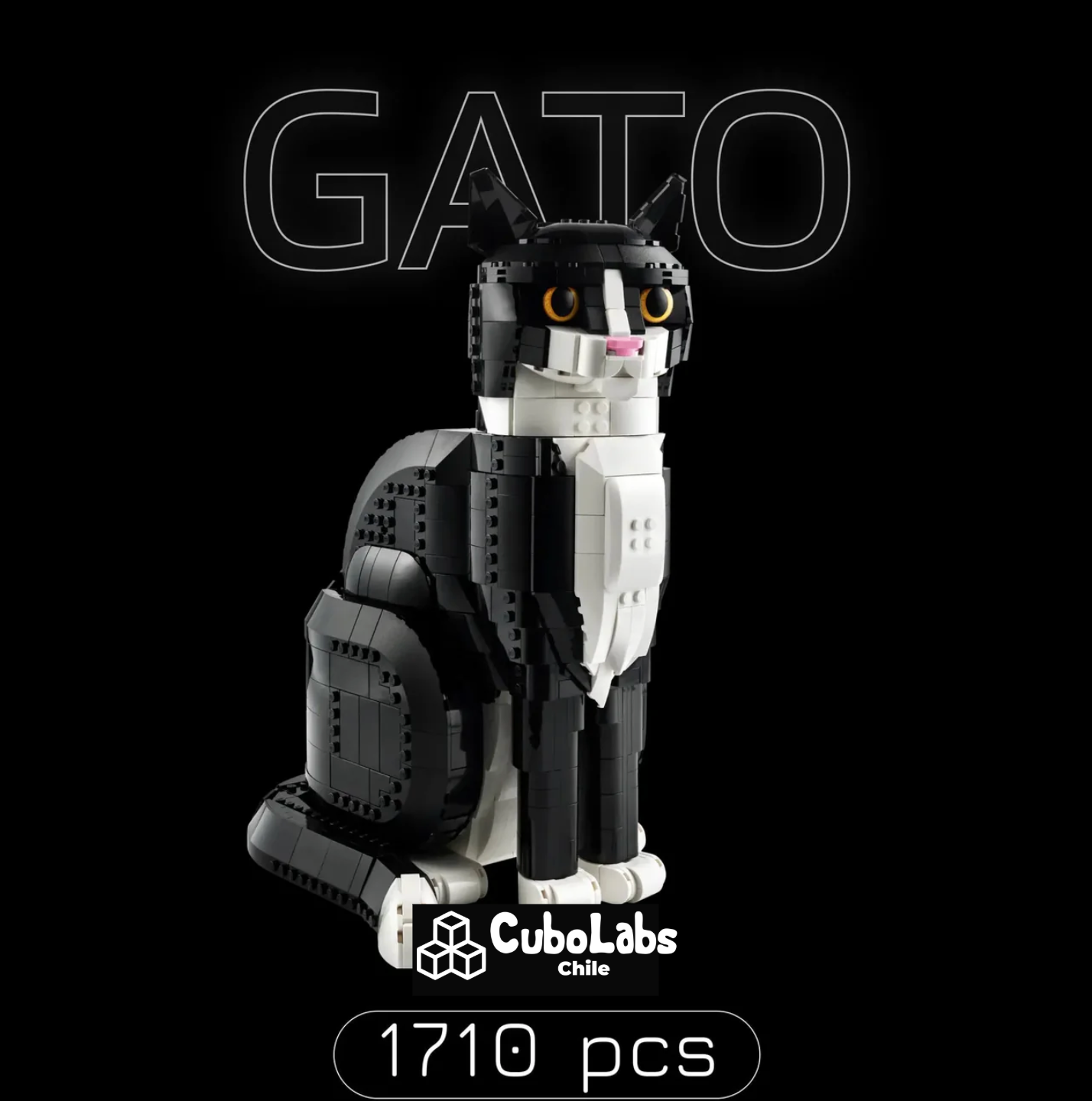 Gato de Smoking (1710 Piezas)