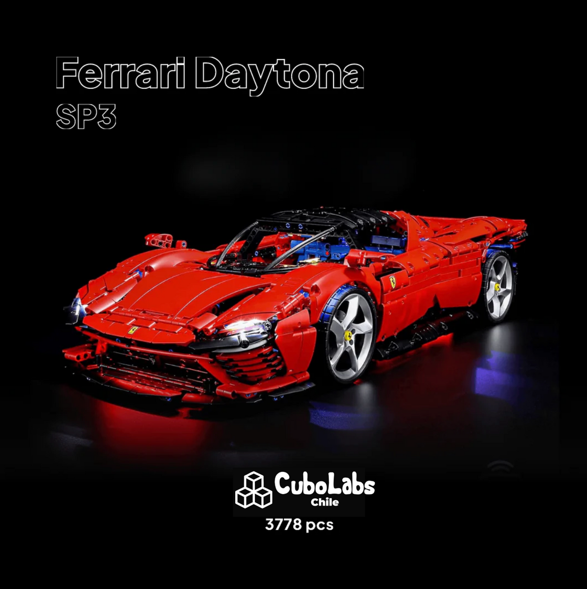 Ferrari Daytona SP3 Roja (3778 piezas)