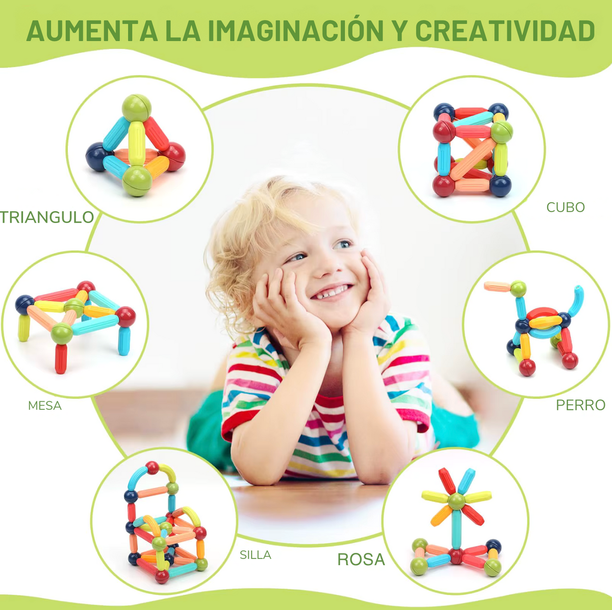 Bloques Magnéticos Didácticos Montessori 3D | StickLabs