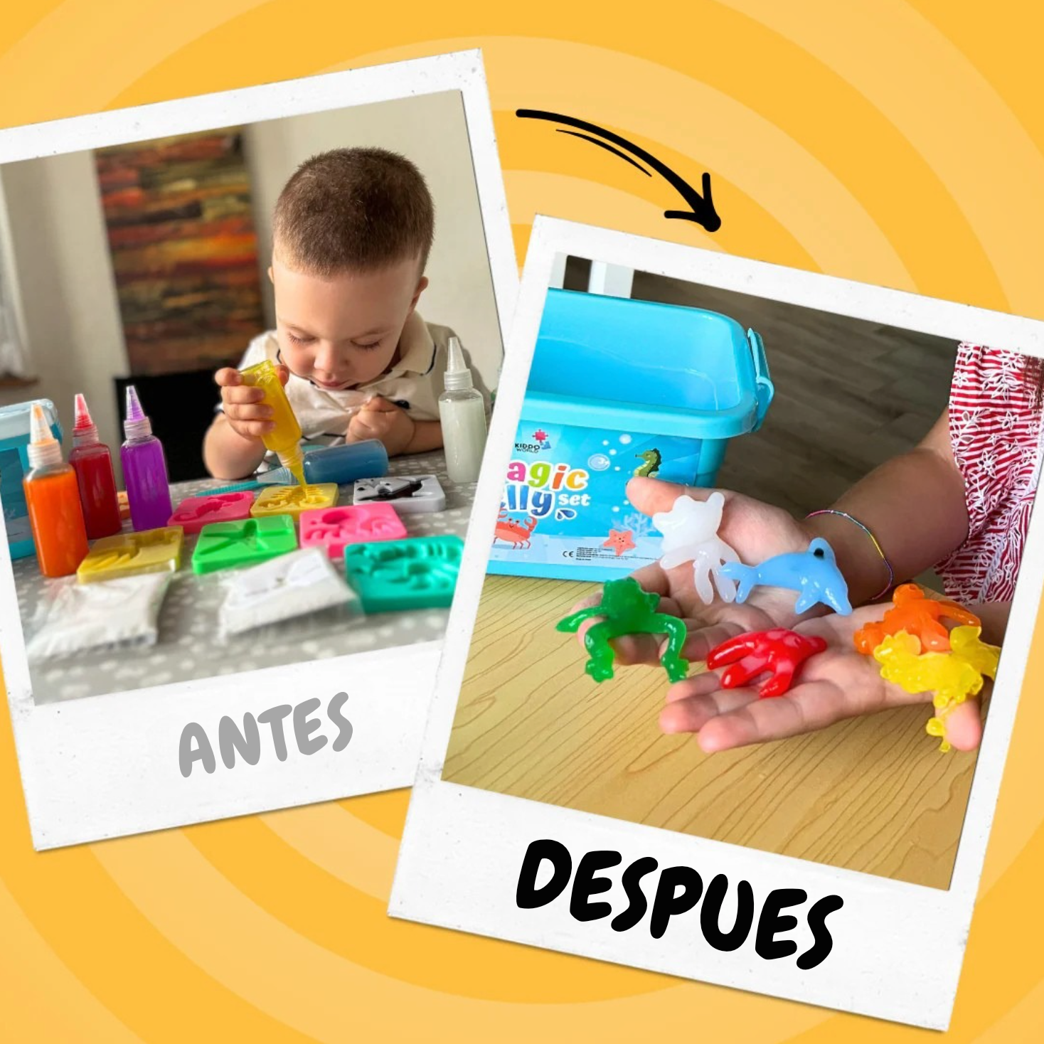AquaPlay: Agua Mágica – Juguete Montessori con Moldes de Océano y Animales