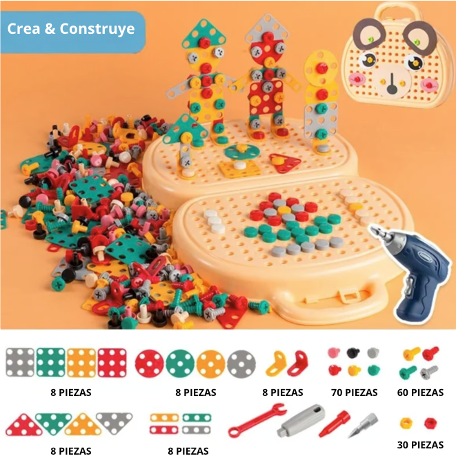 Crea & Construye™ - El Kit de Construcción para Pequeños Genios 🚀🎨
