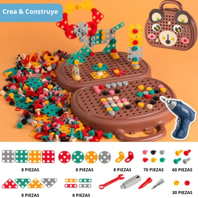 Crea & Construye™ - El Kit de Construcción para Pequeños Genios 🚀🎨