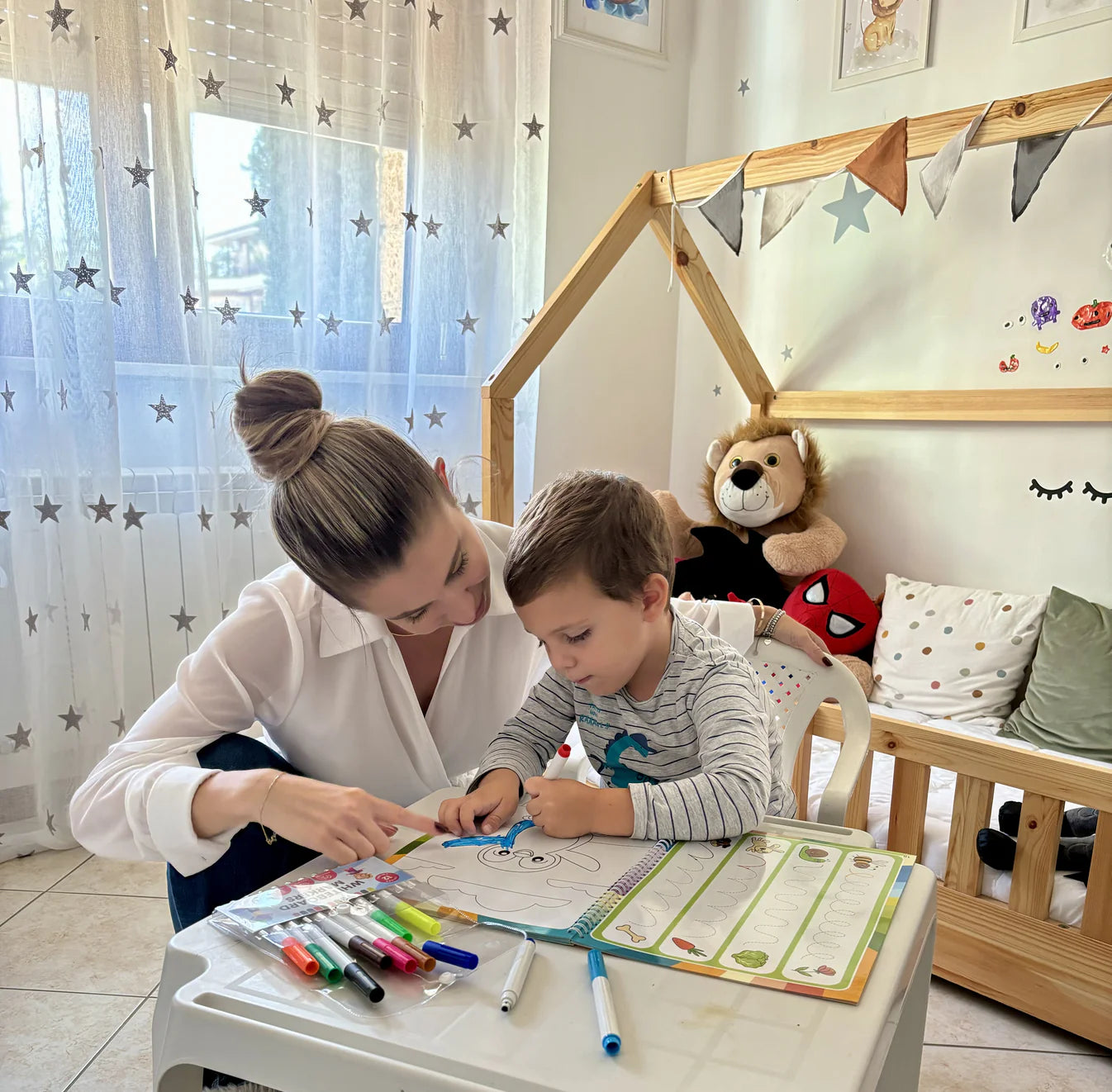 Niño curioso: Libro de ejercicios Montessori  (🎁¡+ 4 ACCESORIOS DE REGALO!🎁) [ACABANDO]