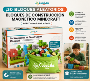 30 Bloques Adicionales Aleatorios - Cubos Magnéticos