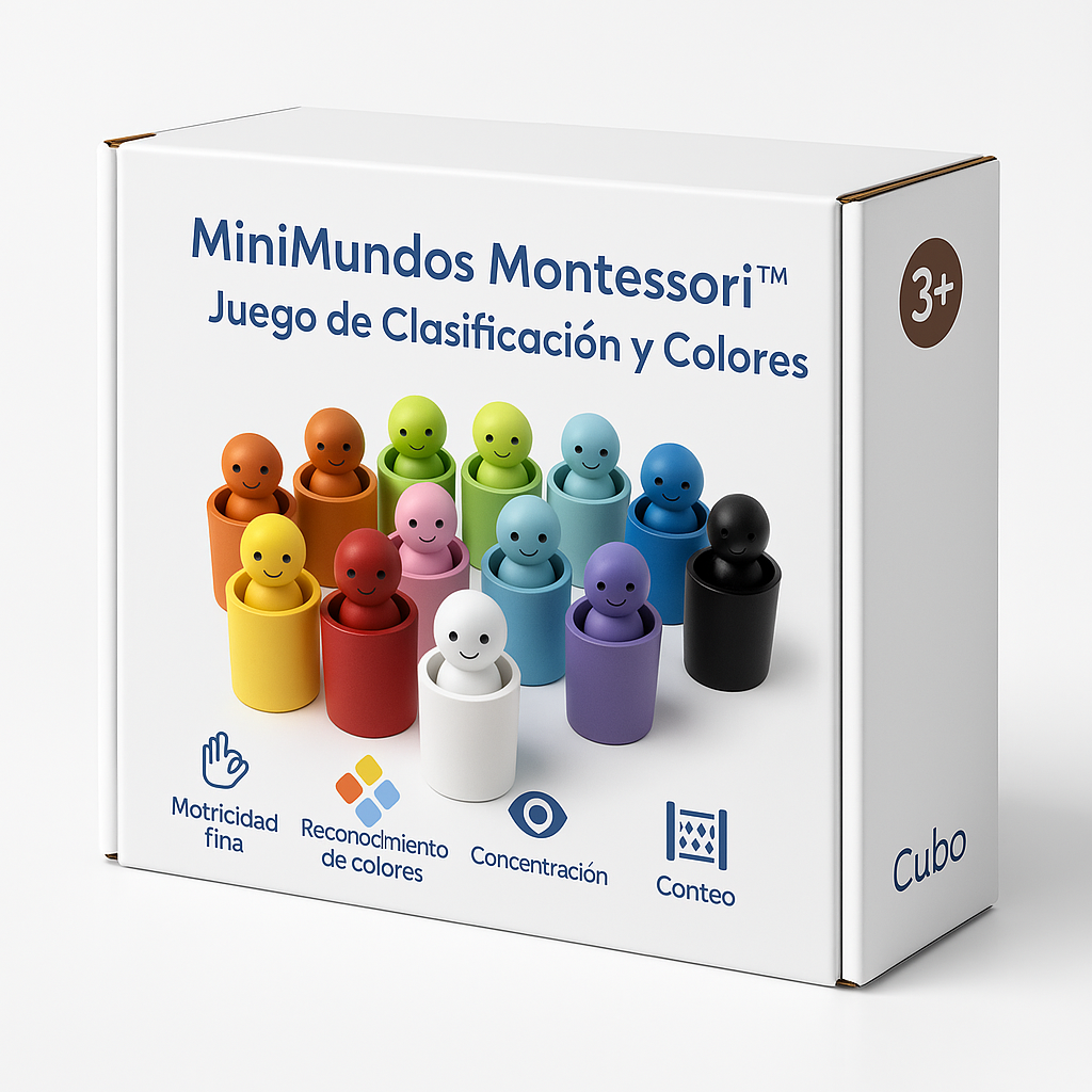 MiniMundos Montessori™ | Juego de Clasificación y Colores