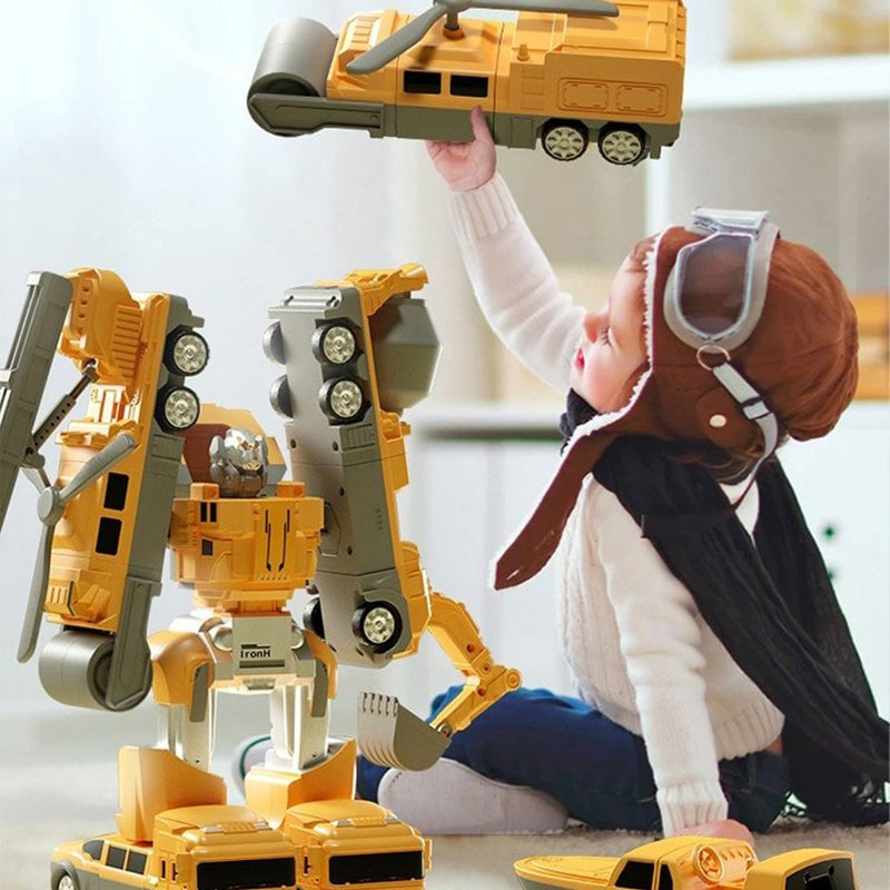 Juguetes Magnéticos de Ingeniería Transformable y Armable 🛠️🚗