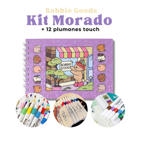 Bobbie Goods: Libro de Colorear Sensorial (INCLUYE 12 PLUMONES TOUCH DE REGALO)