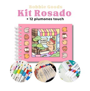 Bobbie Goods: Libro de Colorear Sensorial (INCLUYE 12 PLUMONES TOUCH DE REGALO)