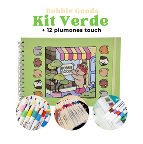 Bobbie Goods: Libro de Colorear Sensorial (INCLUYE 12 PLUMONES TOUCH DE REGALO)