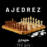 Tablero de Ajedrez (743 Piezas)