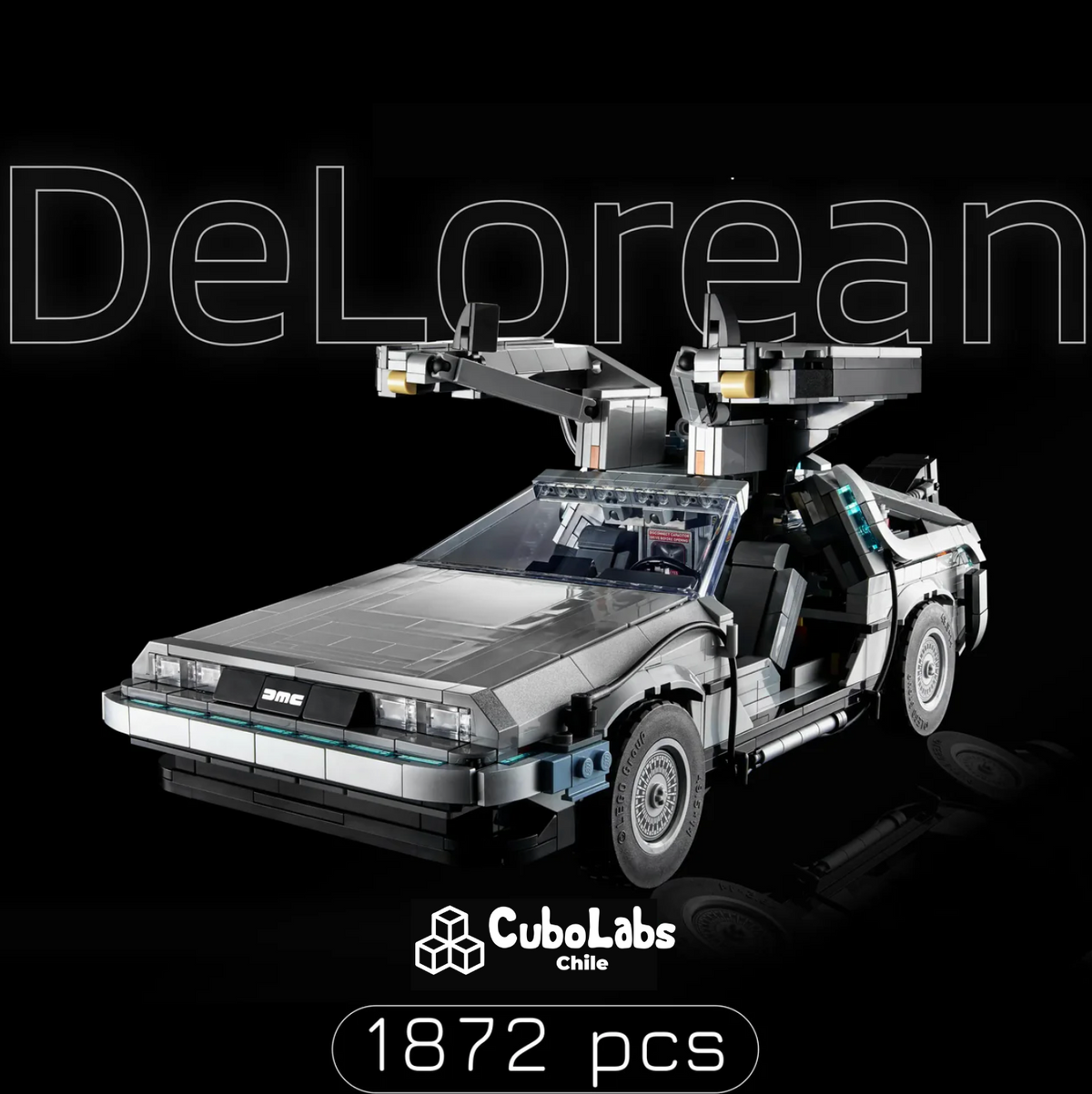 DMC DeLorean "Regreso al Futuro" (1872 piezas) 🚗
