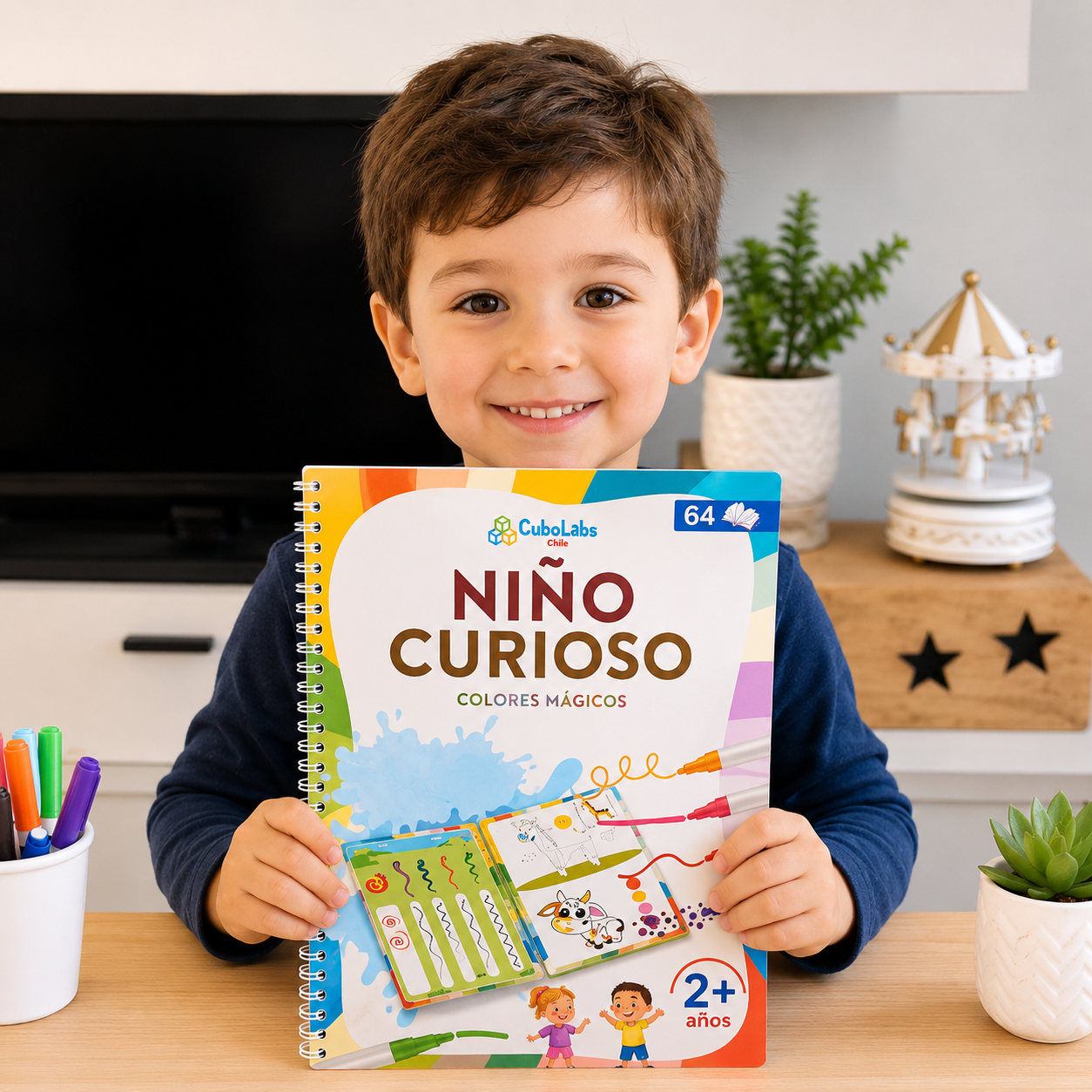 📖 Niño Curioso™ (2+ años)| Colores Mágicos [2026]