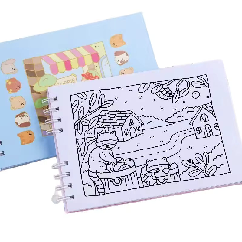 Bobbie Goods: Libro de Colorear Sensorial (INCLUYE 12 PLUMONES TOUCH DE REGALO)
