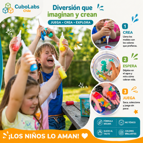 AquaPlay: Agua Mágica – Juguete Montessori con Moldes de Océano y Animales