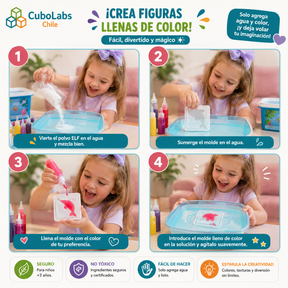 AquaPlay: Agua Mágica – Juguete Montessori con Moldes de Océano y Animales