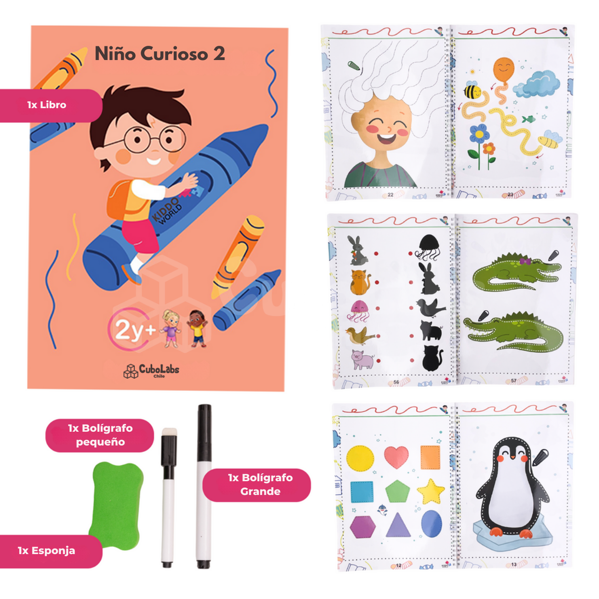 📖 Niño Curioso™ +2 | Despierta el potencial de tu hijo desde casa 📖 Niño Curioso 2™ | Descubre, juega y aprende sin límites.